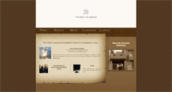 Desktop Screenshot of gospeltoiraq.com